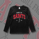 BAMBILL FNC VARSITY L/S TEE - BLACK (KIDS)