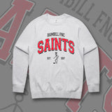 BAMBILL FNC VARSITY CREW NECK JUMPER - GREY MARLE