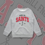 BAMBILL FNC VARSITY CREW NECK JUMPER - GREY (KIDS)