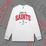 BAMBILL FNC VARSITY L/S TEE - WHITE