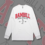 BAMBILL FNC VARSITY L/S TEE - WHITE