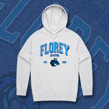 FLOREY DRAGONS HOODIE - GREY MARLE
