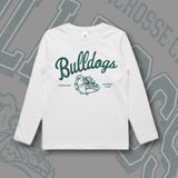 FOOTSCRAY LACROSSE CLUB - L/S TEE - WHITE (KIDS)