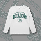 FOOTSCRAY LACROSSE CLUB - L/S TEE - WHITE (KIDS)
