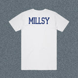 GREAT WESTERN LIONS NETBALL TRIP TEE - WHITE - FRONT AND BACK NAMES