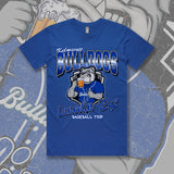 KELMSCOTT BULLDOGS - FRONT & BACK TEE - BRIGHT ROYAL