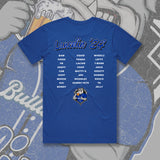KELMSCOTT BULLDOGS - FRONT & BACK TEE - BRIGHT ROYAL
