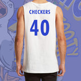 NORTH SHORE 2023 FOOTY TRIP TANK (Front & Back) - WHITE