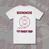 NULLAWIL 2024 FOOTY TRIP TEES - WHITE (Front & Back with Nicknames)