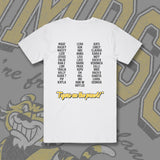 Simpson Tigers Netty Trip 2024 - TEE - WHITE (Front & Back)