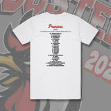 STH WARRNAMBOOL PREMIERS 2023 TEE - WHITE (Front & Back)