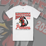 STH WARRNAMBOOL PREMIERS 2023 TEE - WHITE (Front & Back)