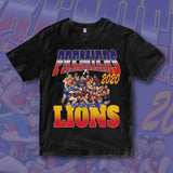 HUONVILLE LIONS PREMIERS TEE - Black Front & Back