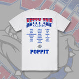 DOGGIES NETBALL TRIP TEE - WHITE