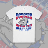 DOGGIES NETBALL TRIP TEE - WHITE