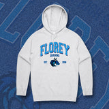 FLOREY DRAGONS HOODIE - GREY MARLE