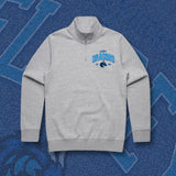 FLOREY DRAGONS QTR ZIP - GREY