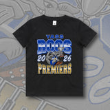 YASS ROOS PREMIERS 2026 TEE - BLACK (KIDS)