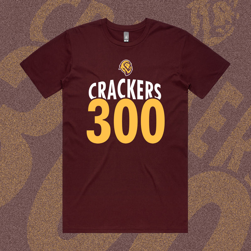 'CRACKERS' 300 MILESTONE TEE